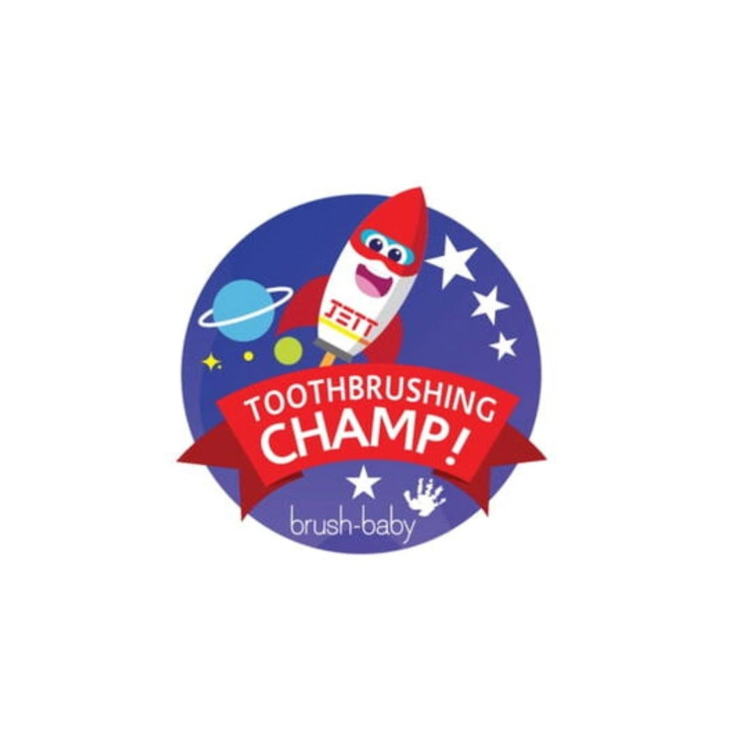 KidzSonic Kids Electric Toothbrush Reward Stickers - Sheet of 12