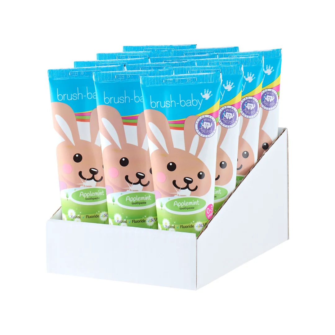 Applemint Baby Toothpaste (0-3 years) 50ml Pack of 12