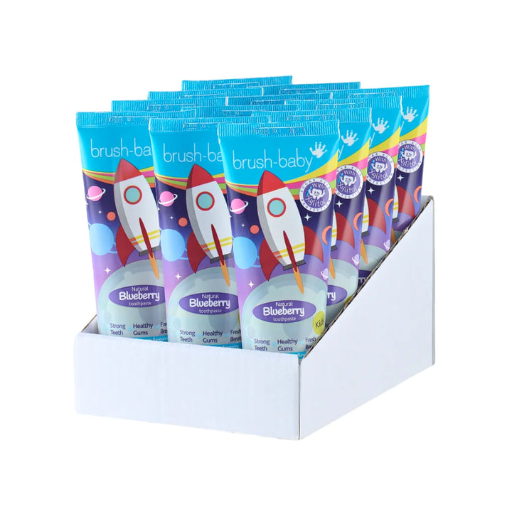 Natural Blueberry Kids Toothpaste Pack of 12