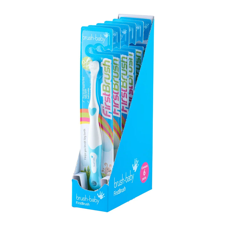 FirstBrush™ Baby Toothbrush Pack of 6 - Mixed