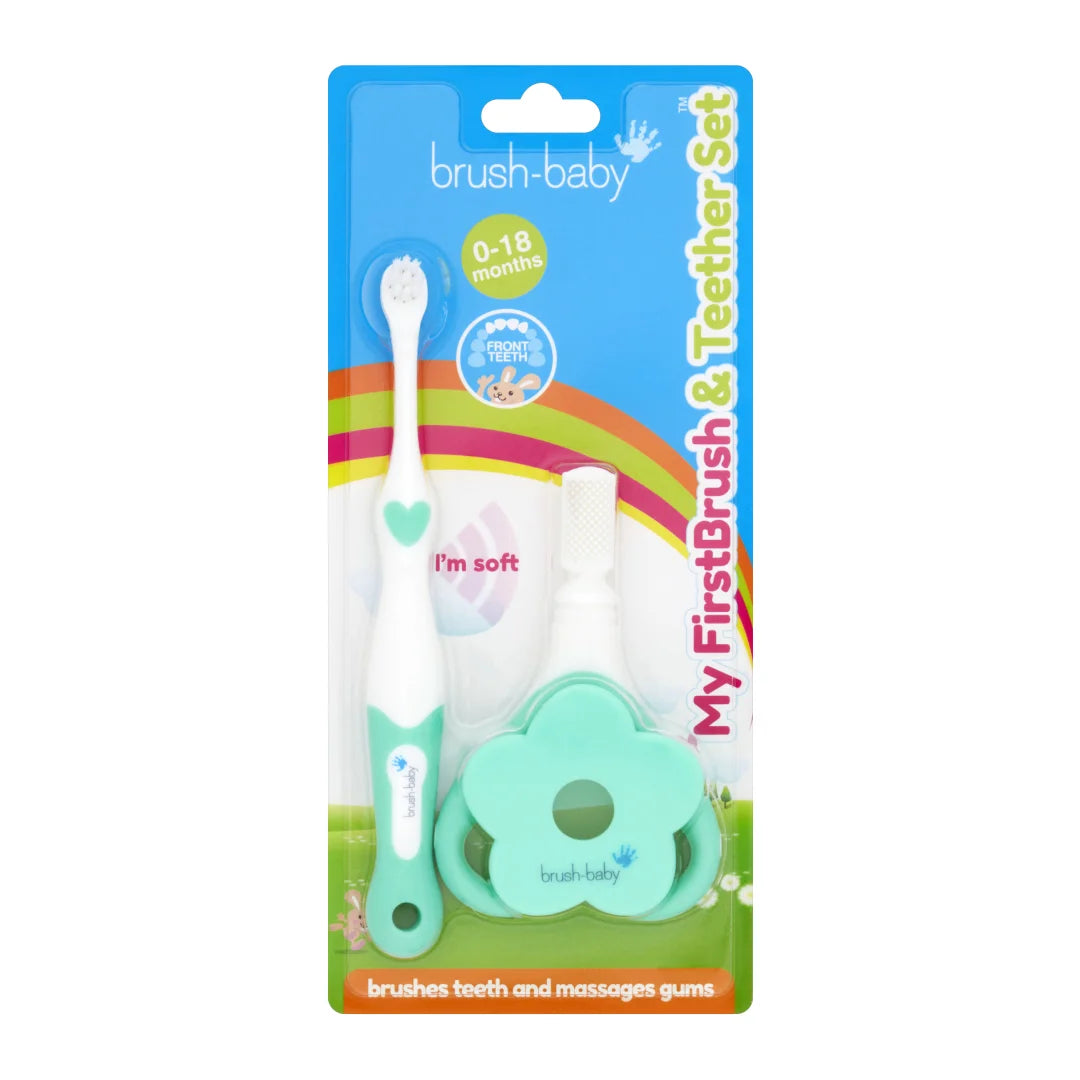 My FirstBrush™ Baby Toothbrush & FirstTeether™ For Babies Set - Display pack of 6