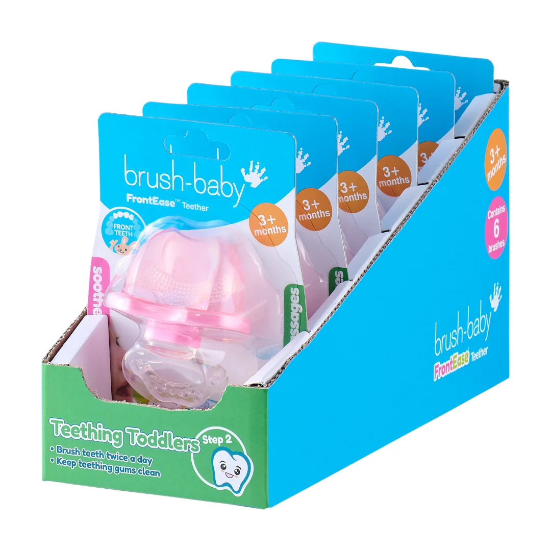 FrontEase™ Baby Teether (3+months) - Pink - Pack of 6