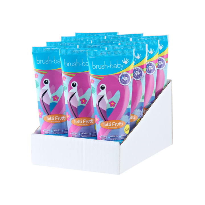 Tutti Frutti Flamingo Kids Toothpaste Pack of 12