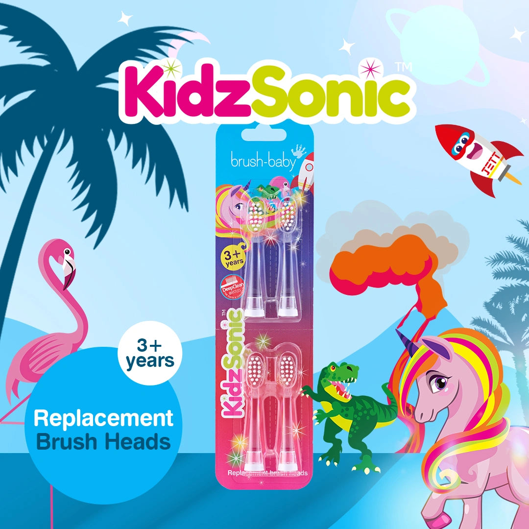 KidzSonic Replacement Toothbrush Heads - Pack of 6