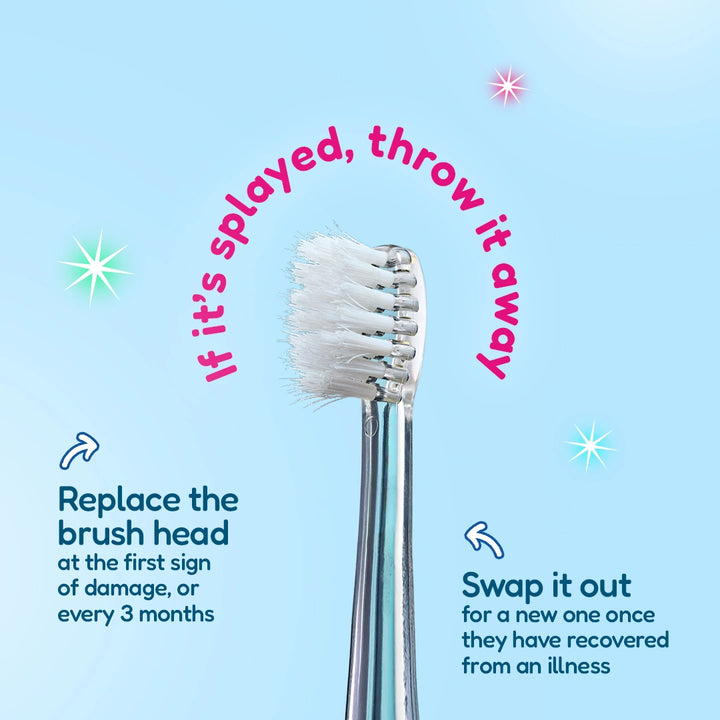 KidzSonic Replacement Toothbrush Heads - Pack of 6