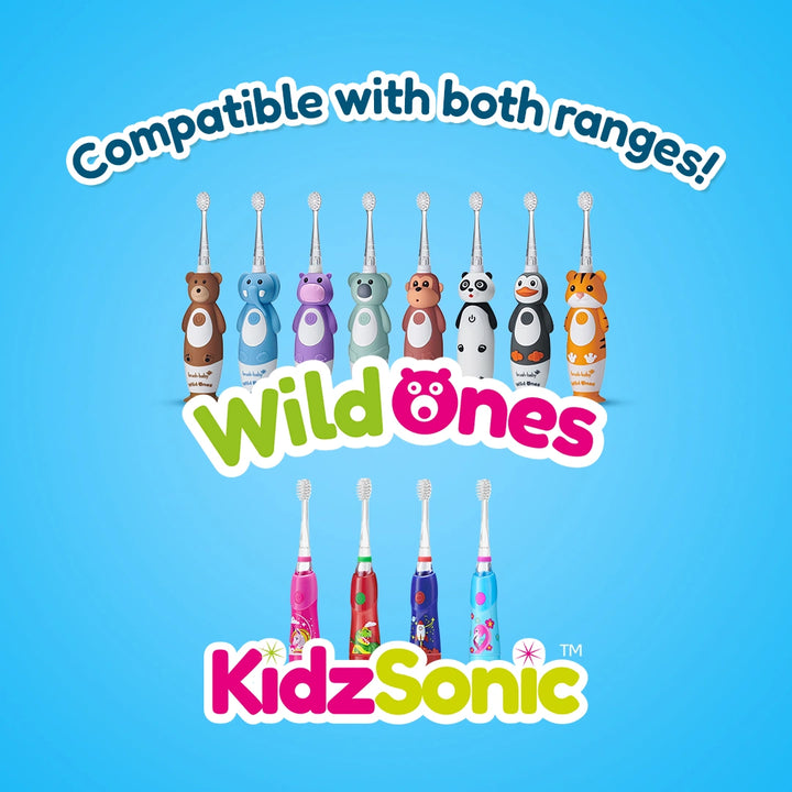KidzSonic Replacement Toothbrush Heads - Pack of 6