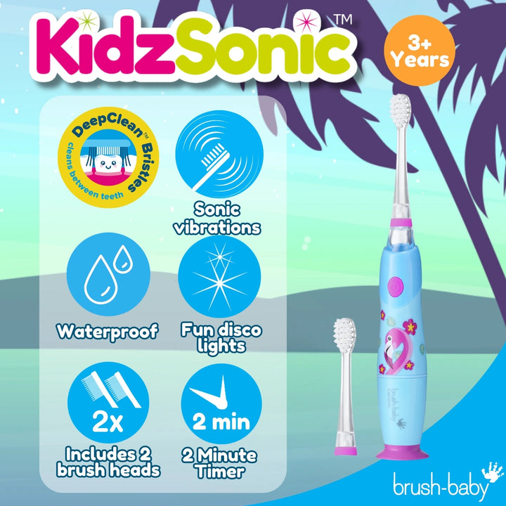 Flamingo KidzSonic® Kids Electric Toothbrush Pack of 6