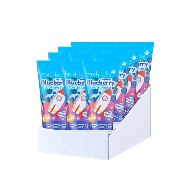 Natural Blueberry Kids Toothpaste Pack of 12