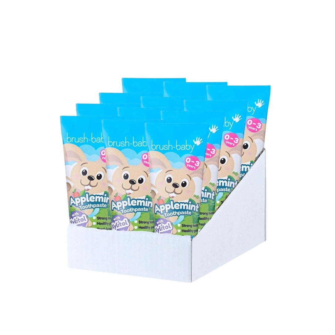 Applemint Baby Toothpaste (0-3 years) 50ml Pack of 12