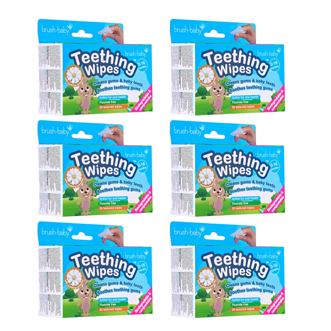 Baby Teething Wipes™  | Teething Remedies For Babies - Pack of 6
