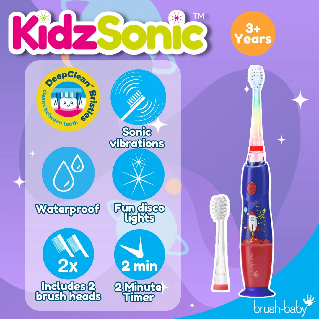 Rocket KidzSonic® Kids Electric Toothbrush Pack of 6