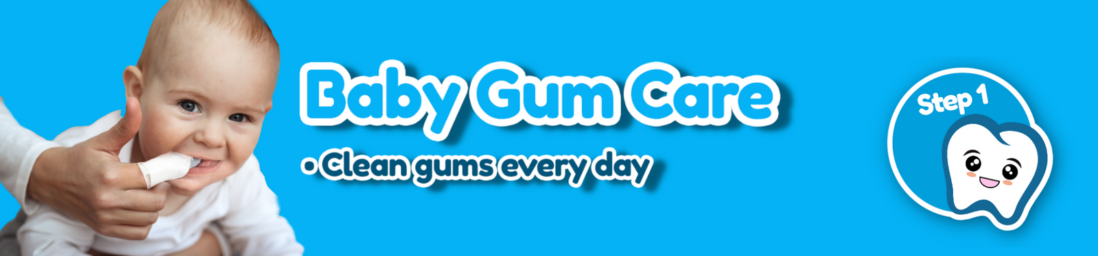 Baby Gum Care - Milk Breathe and teething remedies - baby toothbrush