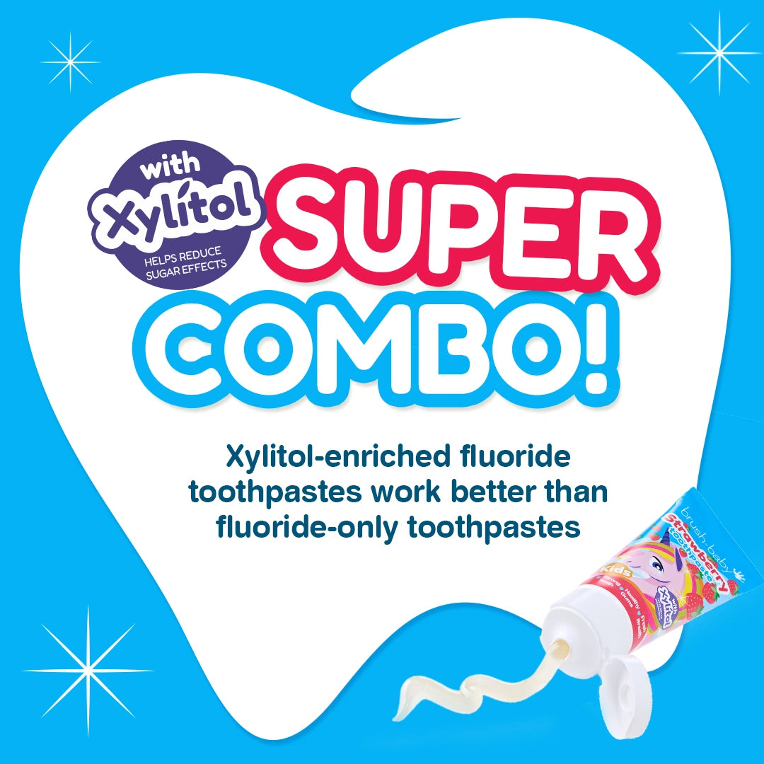 Natural Strawberry Kids Toothpaste Pack of 12