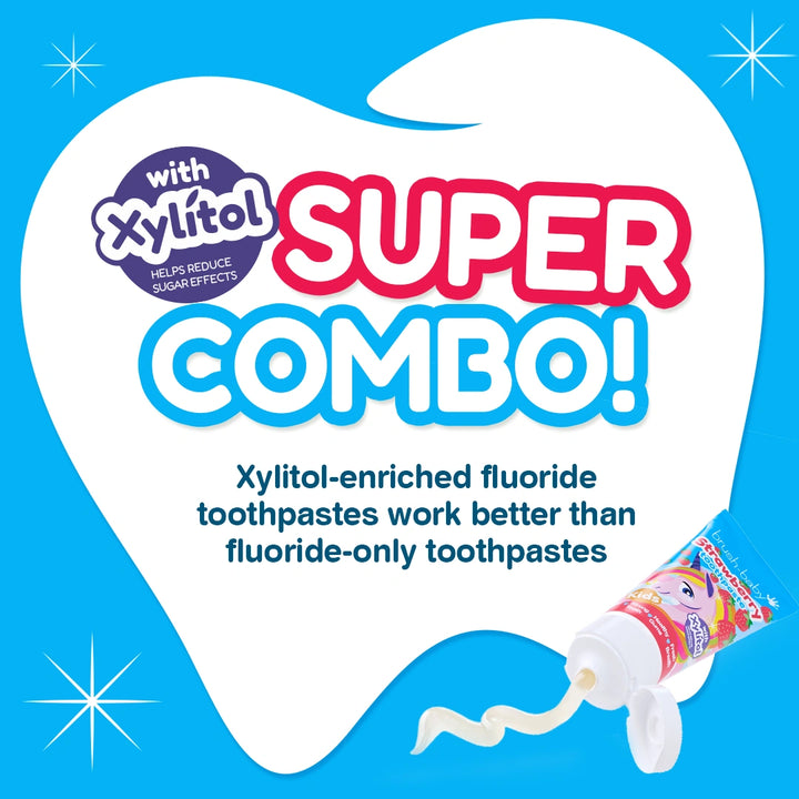 Natural Strawberry Kids Toothpaste Pack of 12