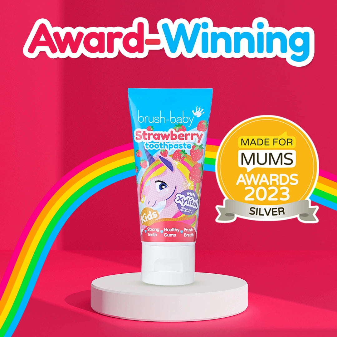 Natural Strawberry Kids Toothpaste Pack of 12