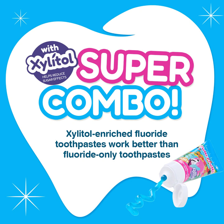 Tutti Frutti Flamingo Kids Toothpaste Pack of 12