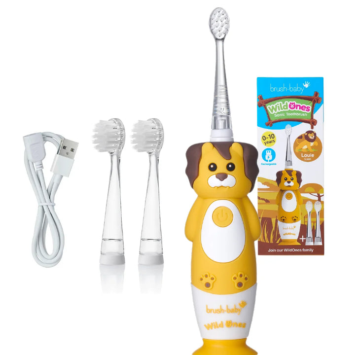 WildOnes™ Lion Kids Electric Rechargeable Toothbrush Pack of 3