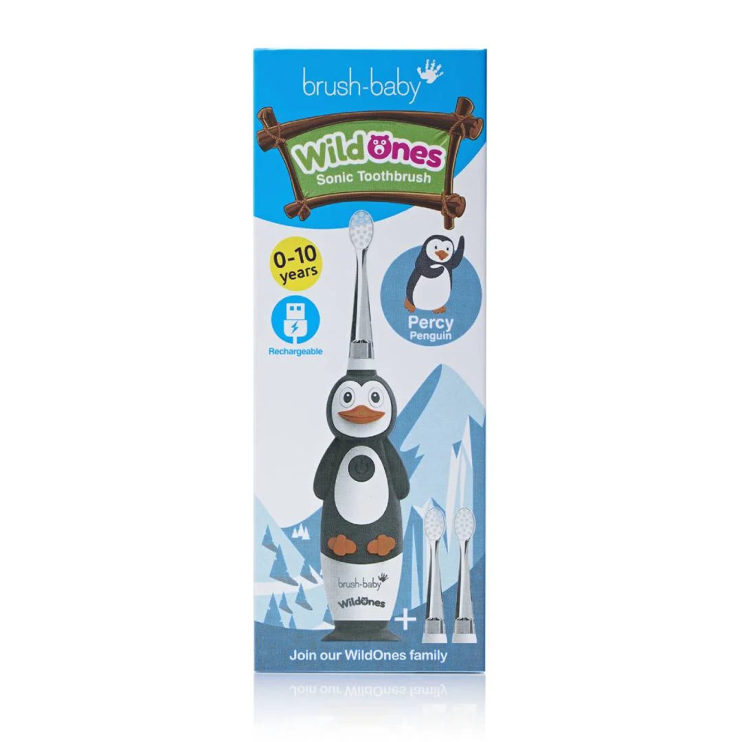 WildOnes™ Penguin Kids Electric Rechargeable Toothbrush Pack of 3