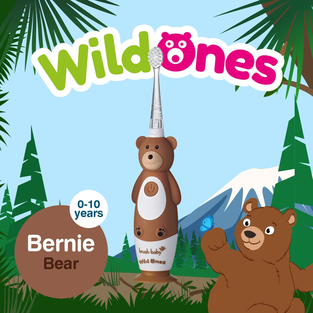 WildOnes™ Bear Kids Electric Rechargeable Toothbrush Pack of 3