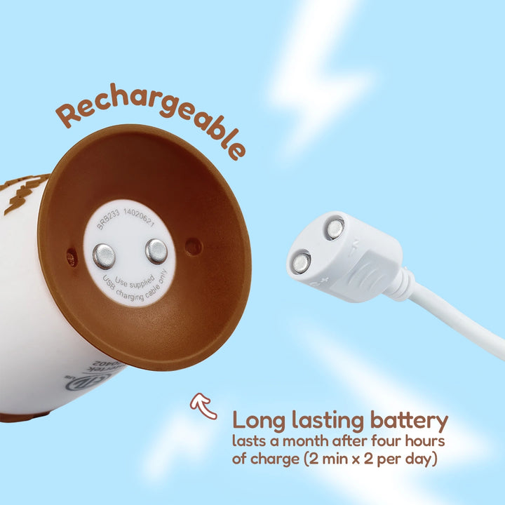 WildOnes™ Bear Kids Electric Rechargeable Toothbrush Pack of 3