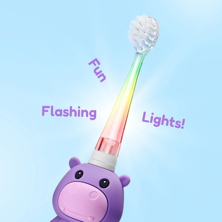 WildOnes™ Hippo Kids Electric Rechargeable Toothbrush Pack of 3