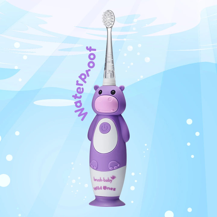 WildOnes™ Hippo Kids Electric Rechargeable Toothbrush Pack of 3