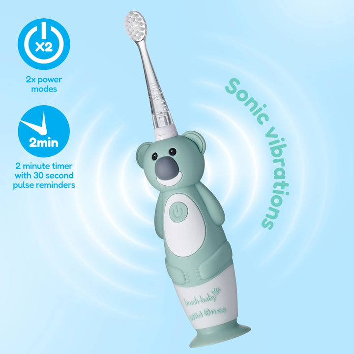 WildOnes™ Koala Kids Electric Rechargeable Toothbrush Pack of 3