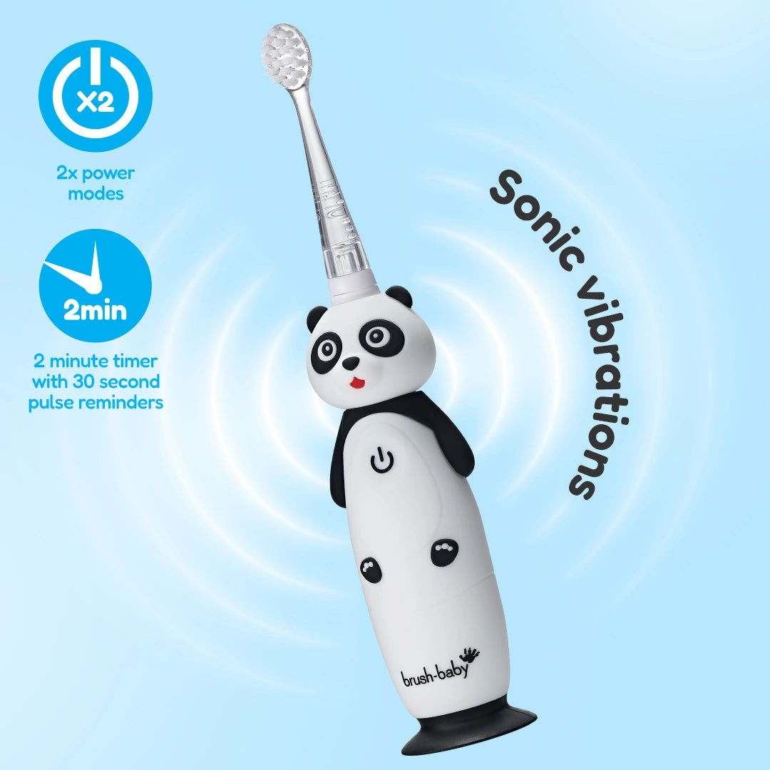 WildOnes™ Panda Kids Electric Rechargeable Toothbrush Pack of 3