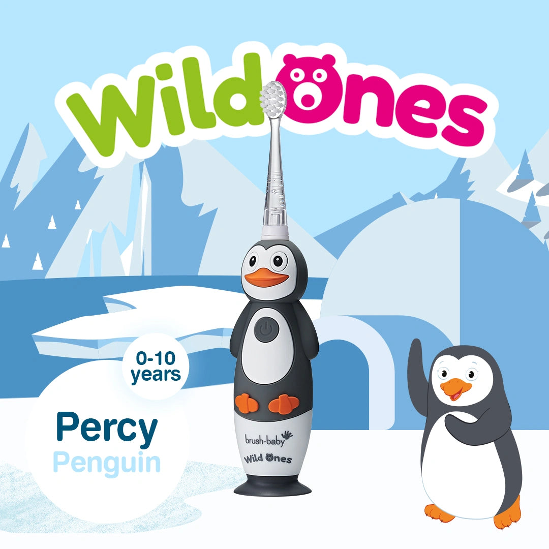 WildOnes™ Penguin Kids Electric Rechargeable Toothbrush Pack of 3