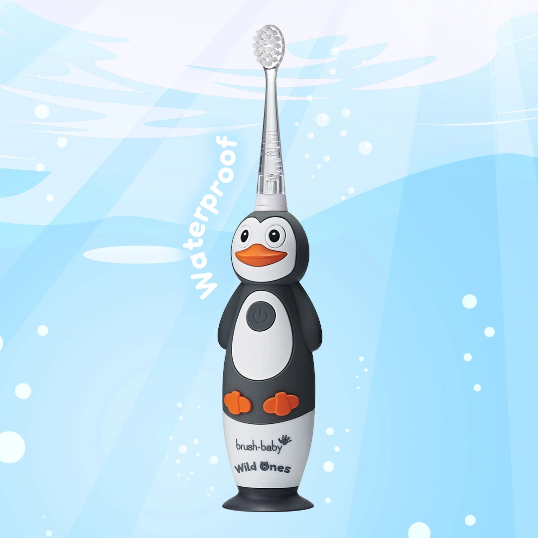 WildOnes™ Penguin Kids Electric Rechargeable Toothbrush Pack of 3