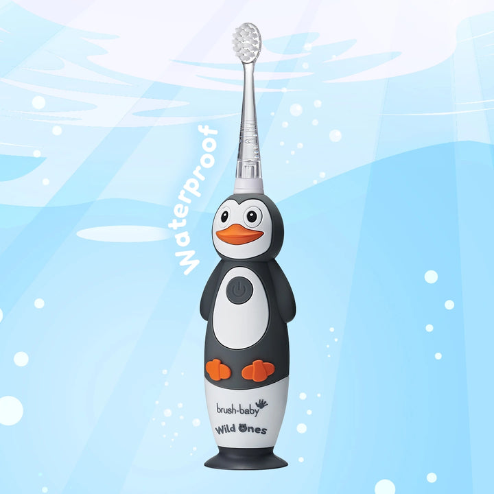 WildOnes™ Penguin Kids Electric Rechargeable Toothbrush Pack of 3