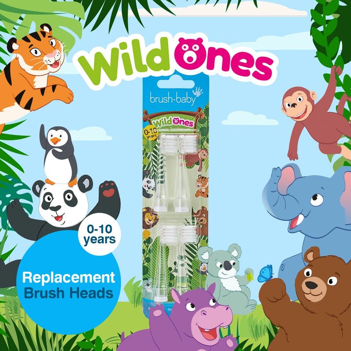 WildOnes™ Replacement Toothbrush Heads - Pack of 6