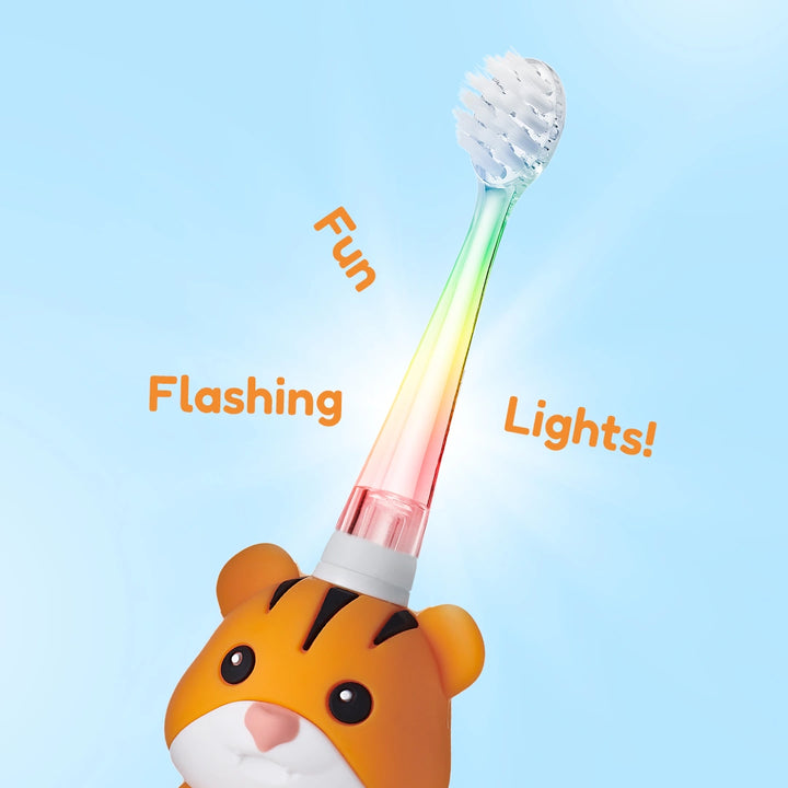 WildOnes™ Tiger Kids Electric Rechargeable Toothbrush Pack of 3