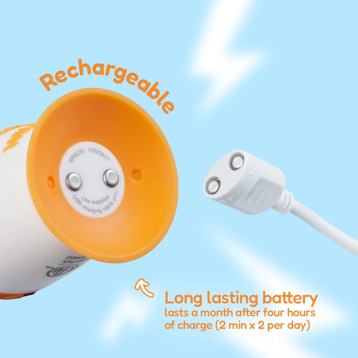 WildOnes™ Tiger Kids Electric Rechargeable Toothbrush Pack of 3