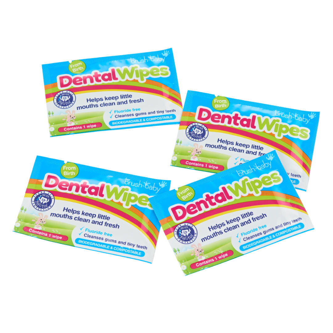 Baby Dental Wipes™ | Baby Gum & Tooth Wipes Display Pack of 6