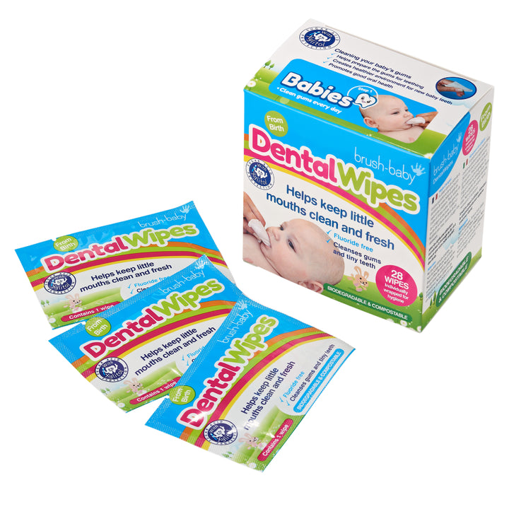 Baby Dental Wipes™ | Baby Gum & Tooth Wipes Display Pack of 6