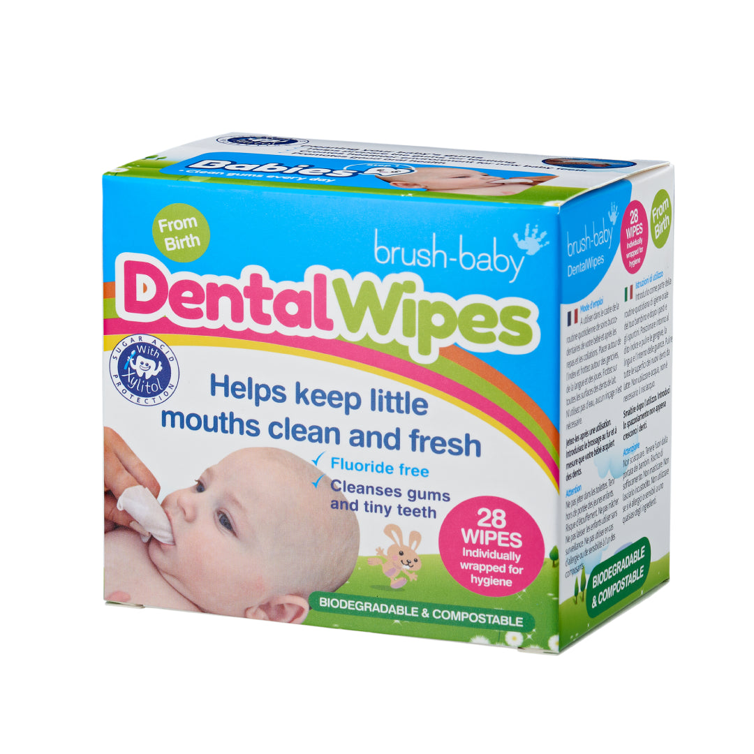 Baby Dental Wipes™ | Baby Gum & Tooth Wipes Display Pack of 6