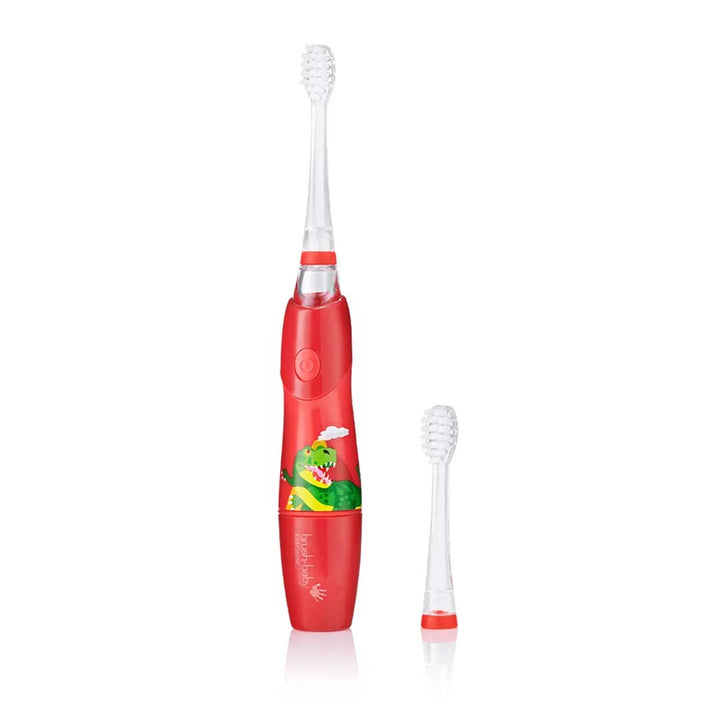 red dex the dino kidzsonic electric toothbrush with replacement brush head