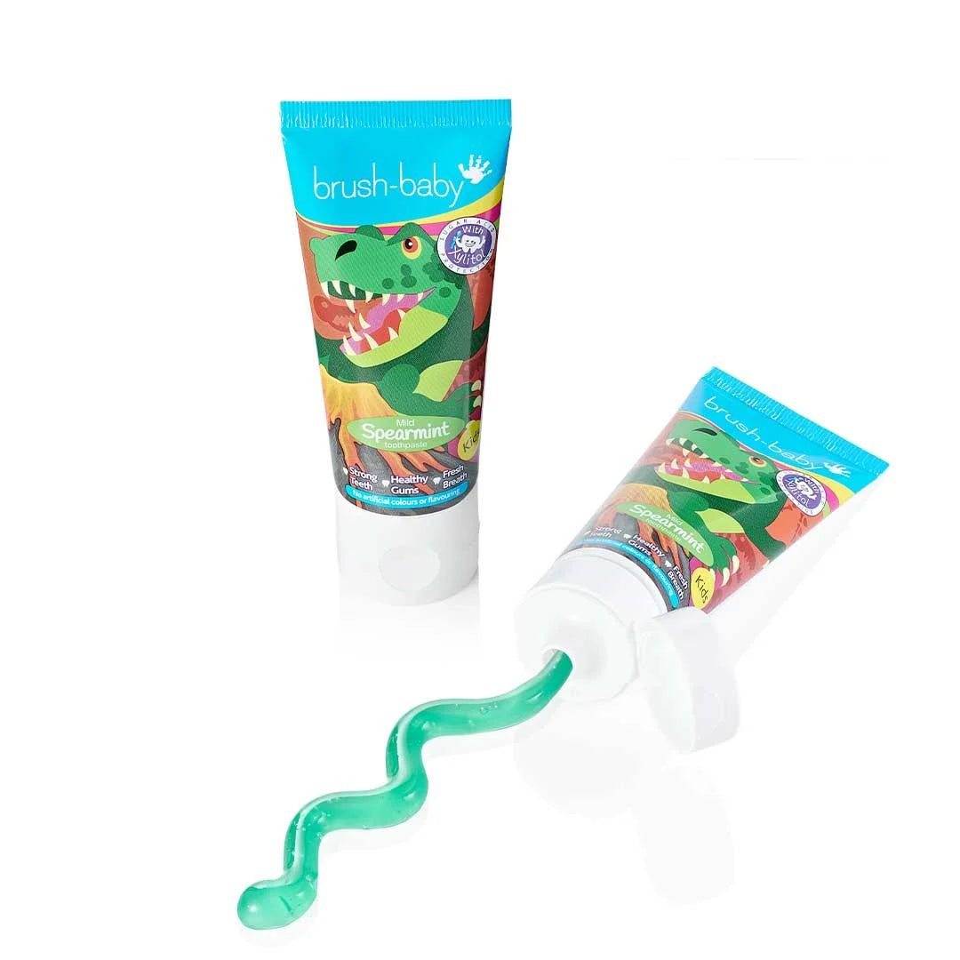 Mild Spearmint Dinosaur Kids Toothpaste Pack of 12