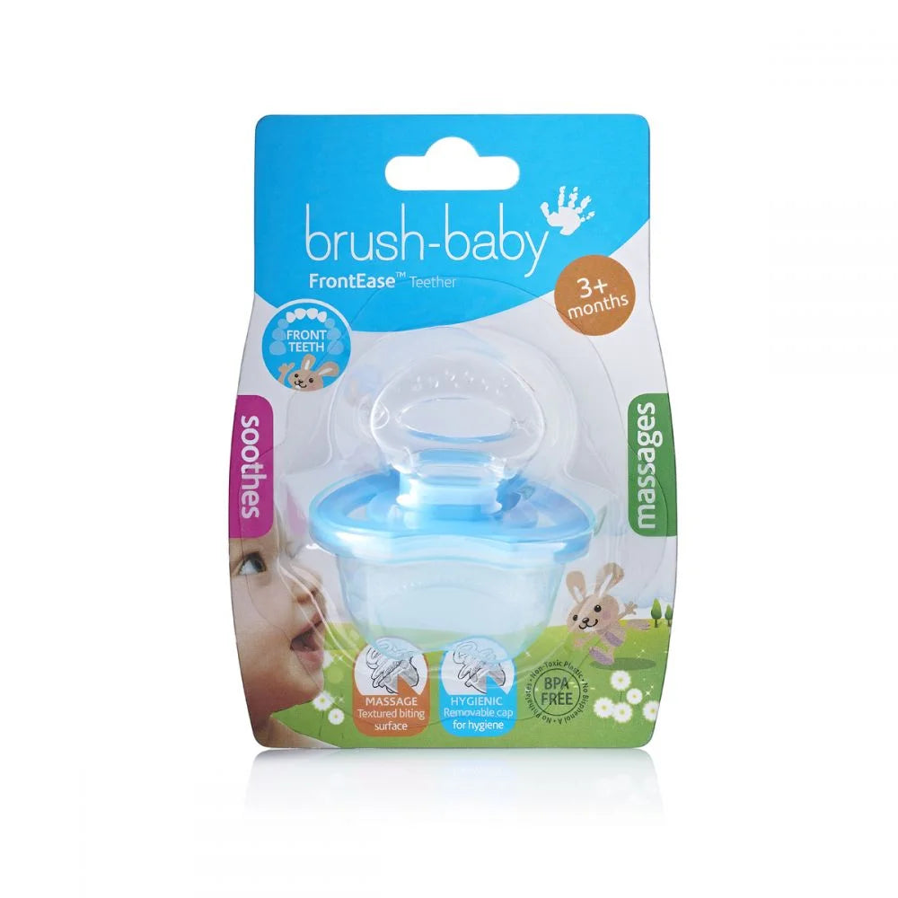 frontease_blue_unpackaged_brush_baby - best baby teething product pack