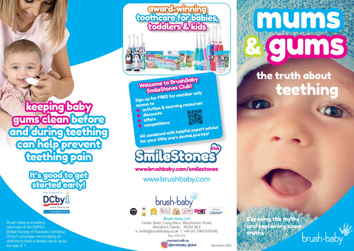 Brush-Baby Mums & Gums Truth about Teething Leaflet